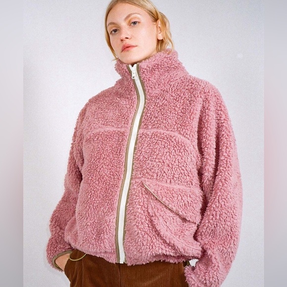 Sandy Liang Pink Cashi Fleece M